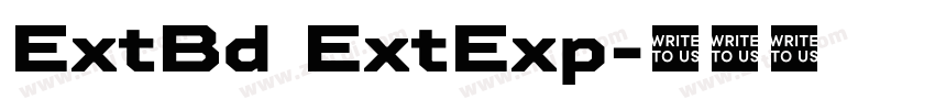ExtBd ExtExp字体转换 ExtBd ExtExp字体转换